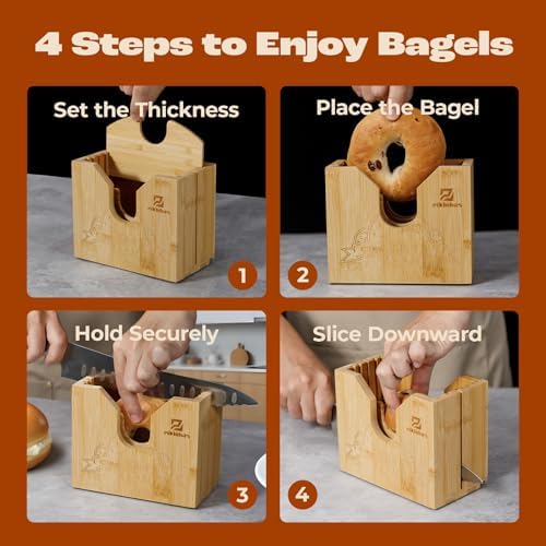 Bagel Slicer+8 Inch Bread Knife