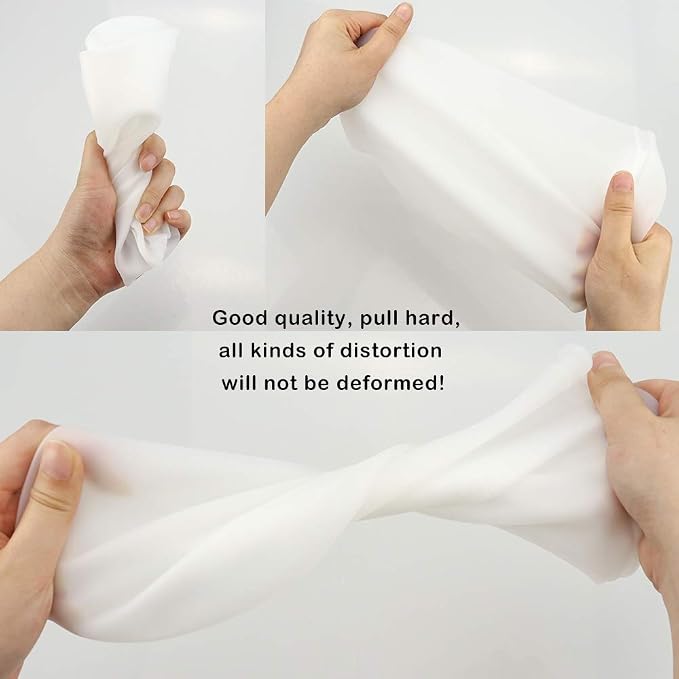 TCOTBE Kneading Bag Silicone Kneading Dough Bag Food Grade Material Versatile Dough Mixer for Bread, Pastry Pizza Tortilla Flour Mixing Bag Preservation Bag Cooking Tool