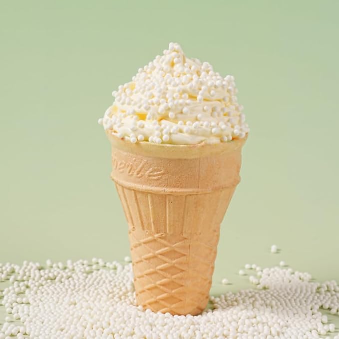 White Nonpareil Sprinkles Bulk 1 pound 2mm White Pearls Suagr Sprinkles for Cake Decorating Ice Cream Dessert Toppings Cookies Cupcakes Mini Round Birthday Candy