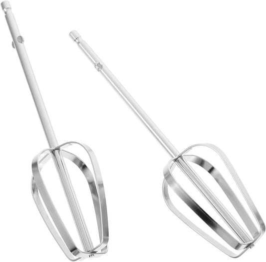 VICASKY 2pcs Egg Beater Parts Hand Mixer Beaters Stainless Steel Whisk for Electric Handheld Mixers