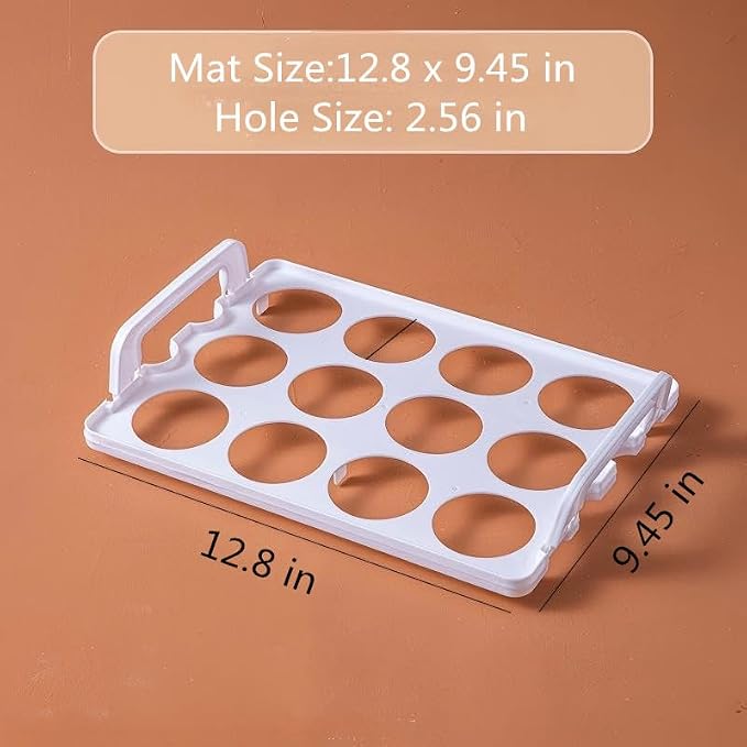 4-Tier Cupcake Carrier Stackable Storage Container,Store up to 48 Cupcakes | Plastic stackable trays with Lid and Handle. Lightweight for parties, baking, travel. Keeps cupcakes secure. BPA-free.