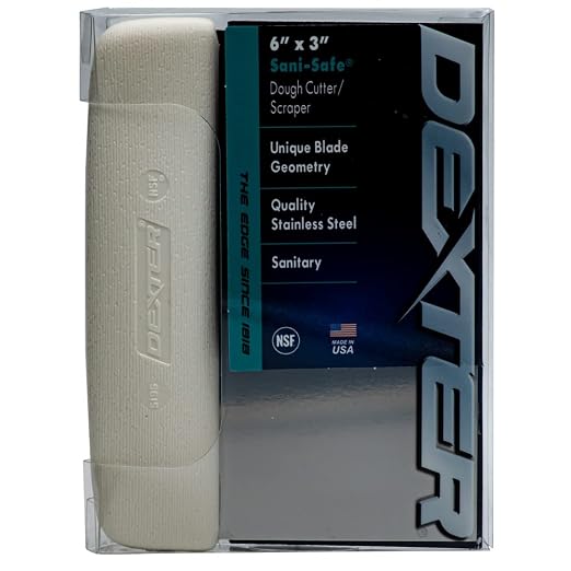 Dexter - Sani-Safe 6" x 3" Dough Cutter-Scraper, 1 Each
