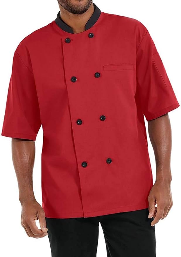 Men's Chef Coat jacket Half Sleeve