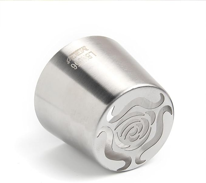 1 Piece Stainless Steel XXL Rosebuds Pattern Russian Icing Tips,Russian Flower Piping Nozzles,Baking Forsting Tools,Cake Decorating Flower Piping Tips