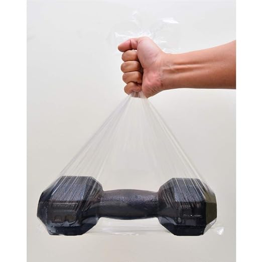 Wowfit 100 CT 18x24 Inch 1.1 Mil Clear Plastic Flat Open Poly Bags – Great for Dough Proofing, Bread Baking, Injera, Food Storage, Jackets, Coats, Pillows, Laundry, and More