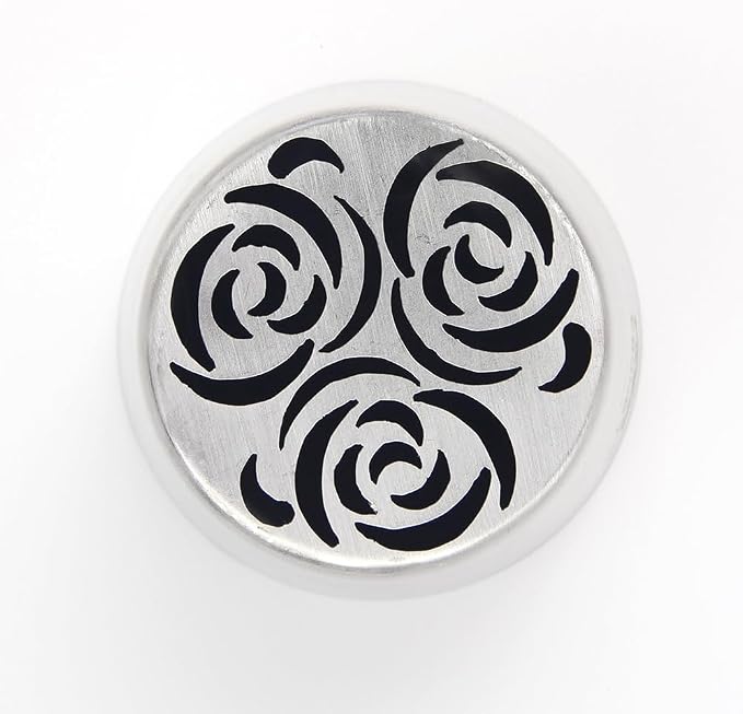 Extra Large Russian Piping Tips - Stainless Steel Flower Nozzles Set for Cake Decorating, Rose & Floral Icing Tips for Cupcakes, Cookies Professional Baking Tools (XXL, Style 63)