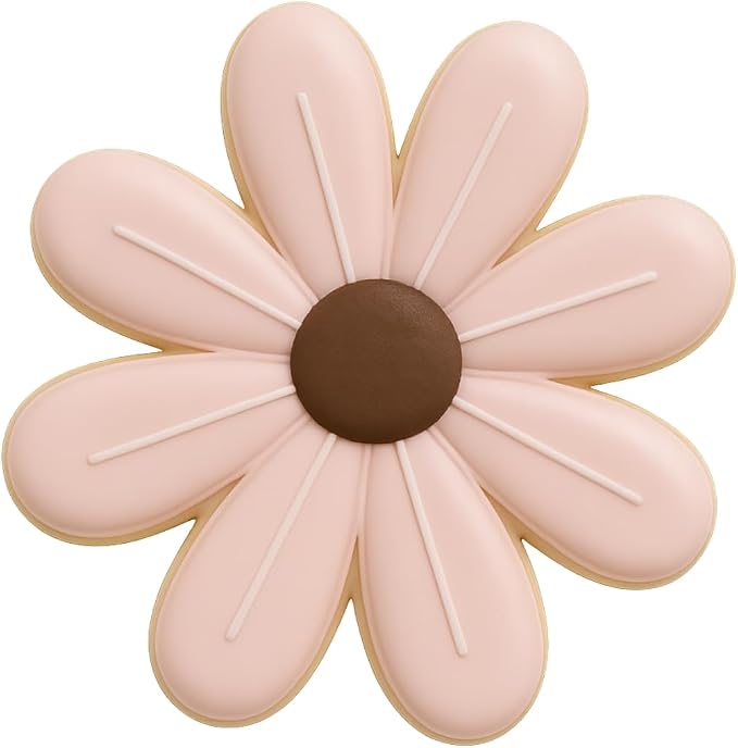 Daisy Cookie Cutter 3 in - H.O. Foose USA Cookie Cutters - Made in USA (Tin Plate Steel)