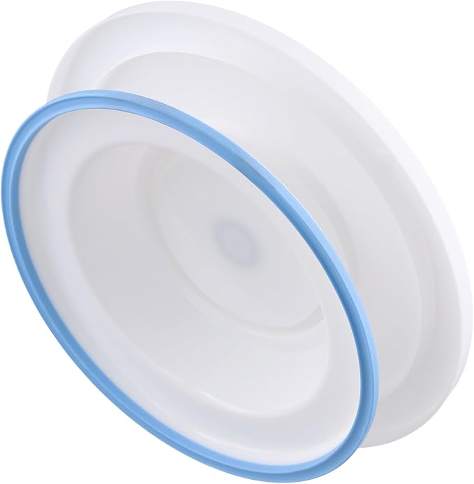 2 Pack 11 Inch Rotating Cake Turntable for Decorating, Smooth Cake Revolving Spinner Stand, Cake Stand for Baking Decorating Display