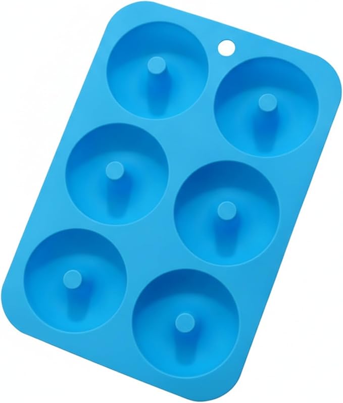 Silicone Donut Pan, 6-Cavity Baking Tray for Oven (1 PC)