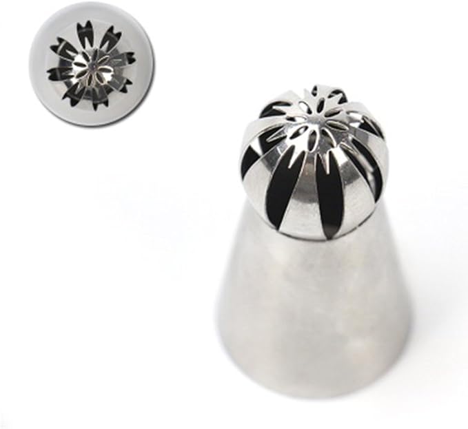 Russian Sphere Nozzle Piping Tip Stainless Steel by Chef Collection (1, 485)