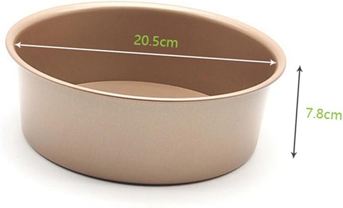 Non-stick Cake Pan with Removable Base Leakproof Round Baking Mold Scratch-resistant and Lightweight Pan for Easy Release and Cleanup