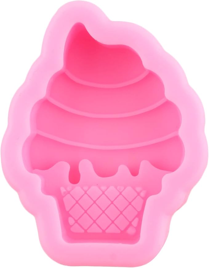 Ice Cream Donut Silicone Molds Macaron Fondant Molds For Cake Decorating Cupcake Topper Candy Chocolate Gum Paste Polymer Clay Set Of 5