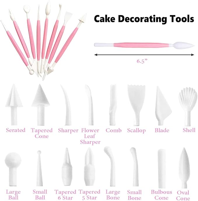 Adjustable Cake Scraper, Plastic Cake Cream Smoother, Easy Comb Set Edge Side Decorating Tools, With Tools 3 in 1