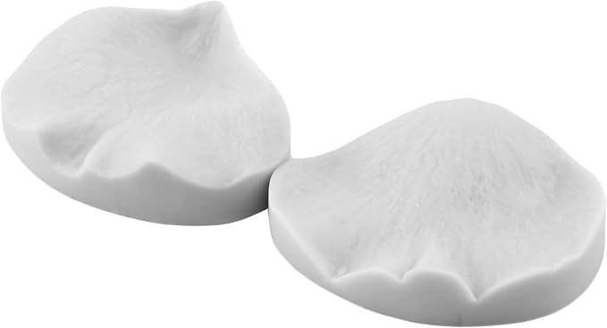 Gumpaste Flower Silicone Veining Mold Fondant Rose Veined Mold For Cake Decoration Cupcake Topper Candy Chocolate Gum Paste Polymer Clay