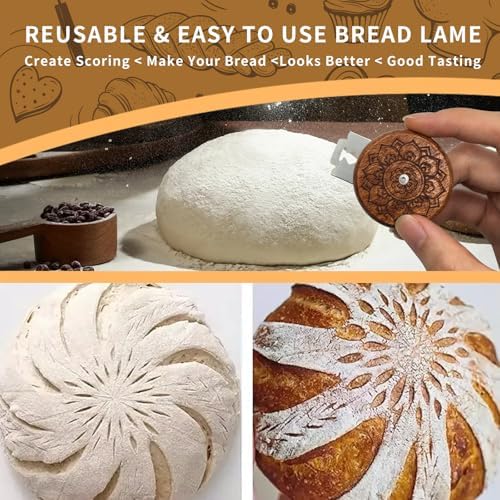 UFO Bread Lame Sourdough Scoring Tool - Dough Scoring Tool for Sourdough Bread Baking & Bread Making Tool, Sourdough Bread Baking Supplies for Bread Baking Gifts
