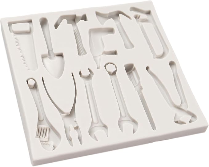 Construction Tools Fondant Silicone Molds Hand Tools Chocolate Mold For Cake Decoration Cupcake Topper Polymer Clay Chocolate Candy Sugar Craft Gum Paste
