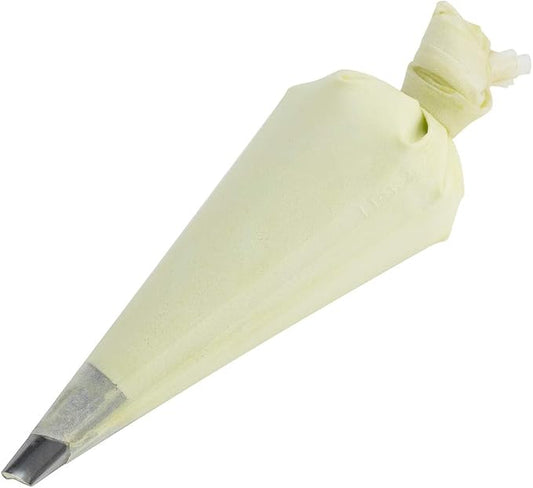 Restaurantware Pastry Tek 10.2 x 6.3 Inch Piping Bags 2 Reusable Icing Bags - Durable White Silicone Pastry Bags Anti Burst Decorate Cakes Cupcakes Macarons Or Cookies