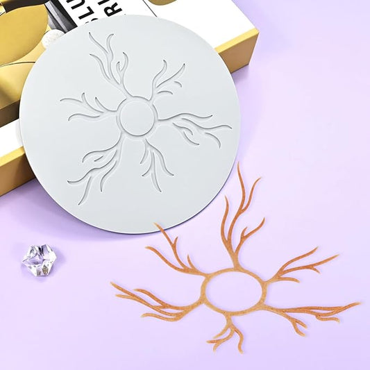 mostsom Leaf Vein Lace DIY Cake Decor Silicone Mold Dandelion Candy Biscuit Ice Baking Mould Leaves Chocolate Making Set Bookmark (I_ Leaf Vein)