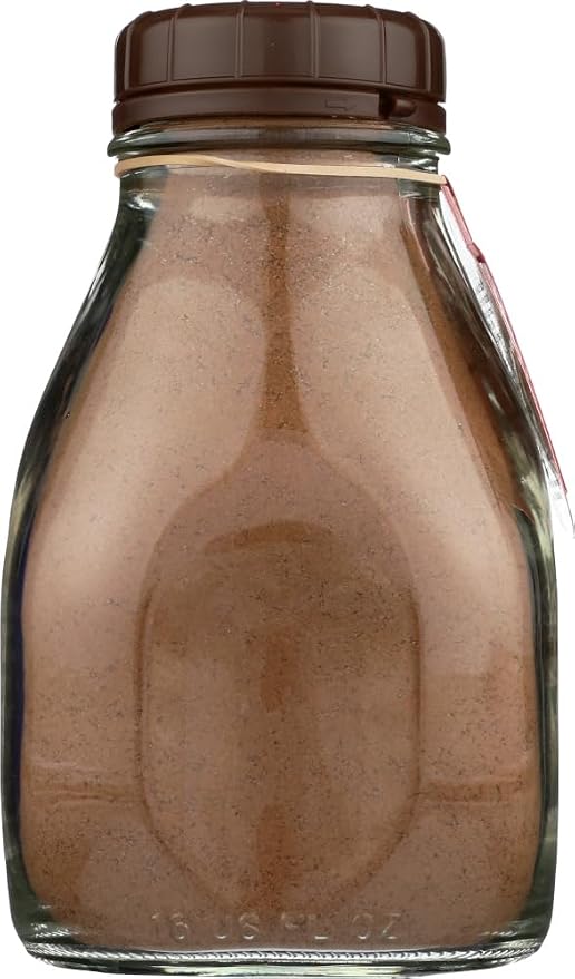 Sillycow Farms Hot Chocolate Mix Truffle Flavor | Vegan, Nut Free Certified Quality Cocoa Powder | Gluten-Free, Non-GMO & Dairy-Free | Reusable Packaging | 16.9 Oz Reusable Glass Bottle - Pack of 2