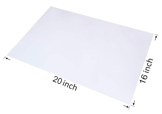 Wowfit 100 CT 16x20 inch 1.1 Mil Clear Plastic Flat Open Poly Bags – Great for Dough Proving, Sourdough Bread, Baking, Food Storage, and More