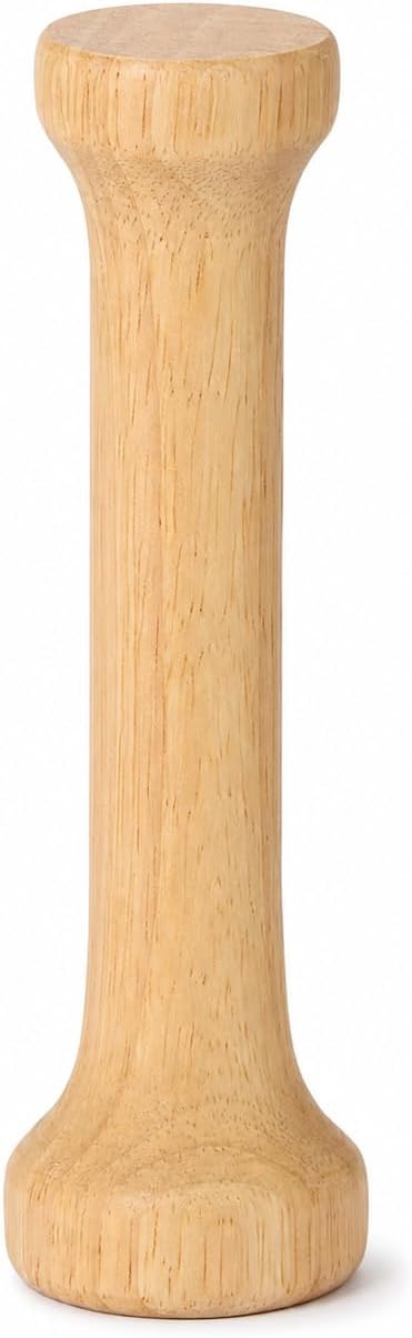 Mrs. Anderson’s Baking Dual-Sided Pastry Dough Tart Tamper, Hardwood, 6-Inches