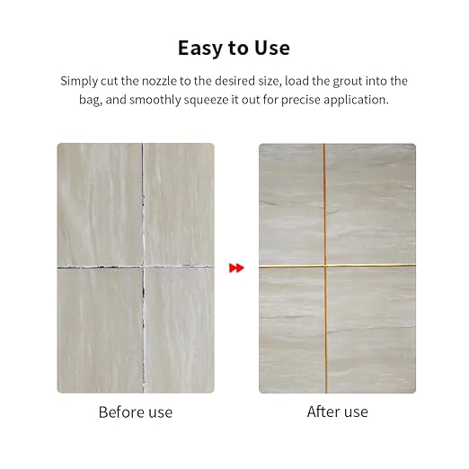 10 Pcs Thickened Disposable Plastic Grout Bags for Tuck Pointing Masonry Mortar and Grouting Squeeze Piping Bag for Shower Tile Cement Brick Ceramic Caulk (11x19 Inch)