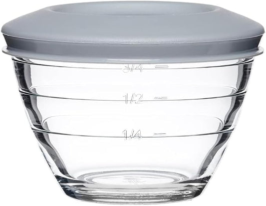 Anchor Hocking Glass 6 Piece 2 Cup 4-IN-1 PREP BOWLS