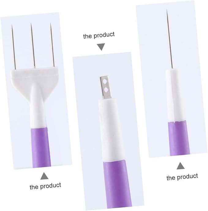 1set Sugar Stir Needles for Cake Decoration Cake Carving Tools Kit Easy Use Fondant Modeling Pens for Bakers for Home Baking and Crafting