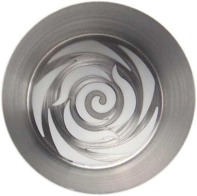 Stainless Steel Extra Large Russian Tulip Flower Icing Tip, Pastry Frosting Piping Nozzle for Cake Marshmallow Bouquet, Cake Decorating Piping Tips, Silver