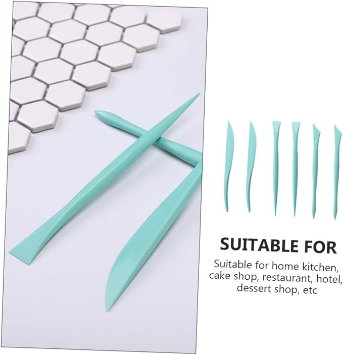 1set Fondant Modeling Tools Set Cake Sculpting Kit for Sugar Paste Decoration Lightweight for Home Baking and