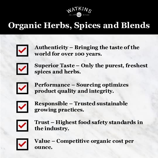 Watkins Organic Italian Seasoning, 1.1 Ounce, 3 Count