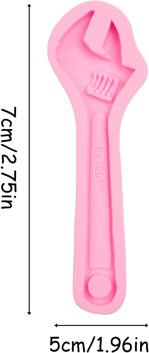 Hand Tools Silicone Molds, Wrench Fondant Molds for Cake Decoration Candy Cupcake Topper Cake Polymer Clay Crafts Epoxy Resin