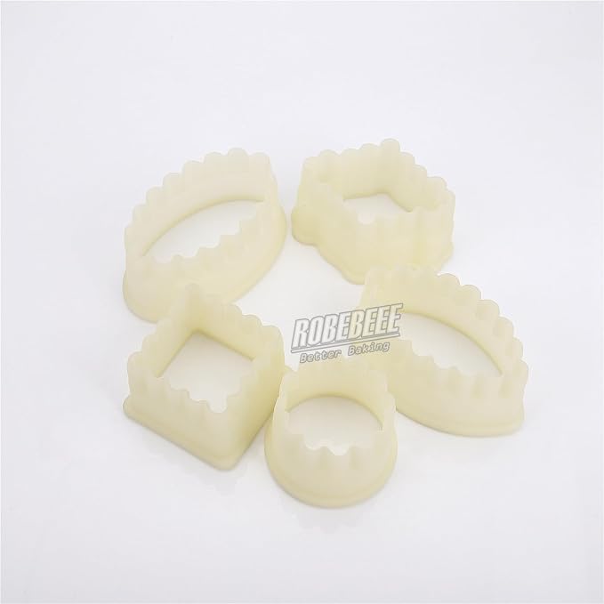 Multi-Shape Nylon Cookie Molds Round Square Star Plastic Geometry Biscuit Cutter Dough Mousse Bread Slicer DIY Bakery Utensils (Style 2 Multi-shapes)