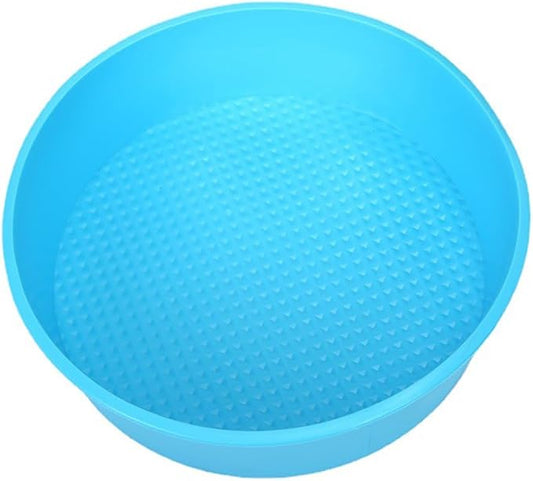 9-Inch Baking Silicone Round Cake Pan Mold | Springform Cheesecake Pan Protector for 8"/8.5" Pans | Non-Stick European-Grade Silicone | 2.36-Inch Deep