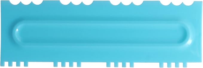 EVGATSAUTO DIY Cream Scraper Combs Fondant Cake Pattern Modeling Tool, Cake Decorating Comb for Home Kitchen Bakery