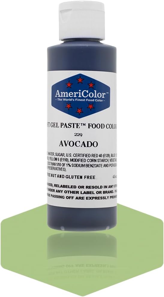 Americolor Soft Gel Paste Food Coloring 4.5 oz. - Avocado