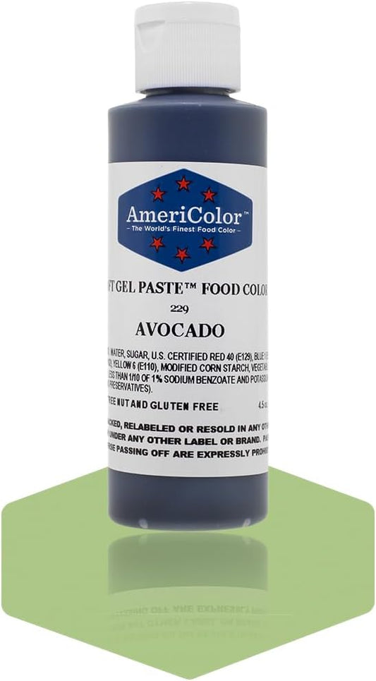 Americolor Soft Gel Paste Food Coloring 4.5 oz. - Avocado