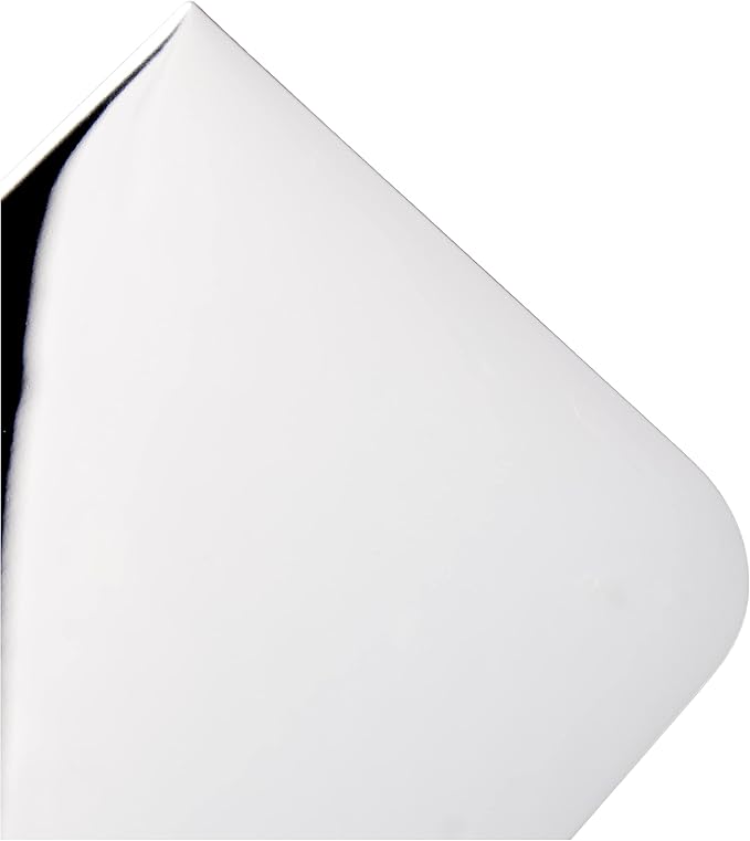 PME Plain Stainless Steel Side Scraper for Cake Decorating 5 x 3.5-inches