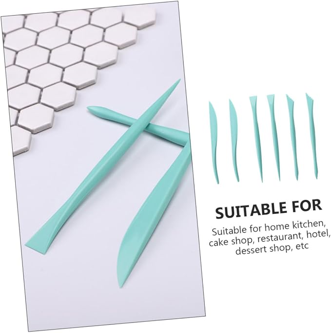 Fondant Shaping Tools 6pcs Cake Decorating Kit Perfect for Fondant Modeling and Cake Sculpting
