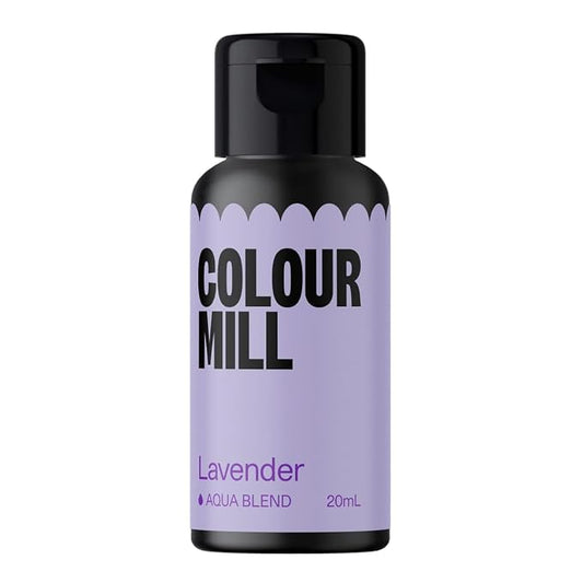 Colour Mill Aqua Blend Water-Based Food Coloring, 20 Milliliters Lavender