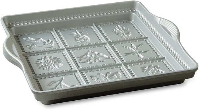 Nordic Ware Cast Aluminum English Shortbread Pan