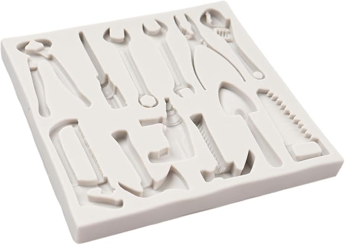 Construction Tools Fondant Silicone Molds Hand Tools Chocolate Mold For Cake Decoration Cupcake Topper Polymer Clay Chocolate Candy Sugar Craft Gum Paste