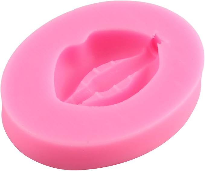 ZiXiang Lips Fondant Molds Sexy Lips Kiss Collection Candy Silicone Molds For Valentine's Day Cake Decorating Cupcake Topper Polymer Clay Candy Chocolate Gum Paste Set Of 4