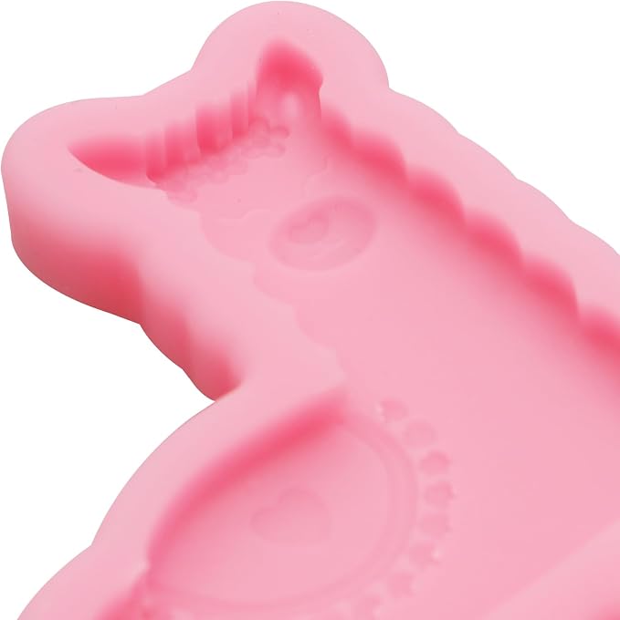 Llama Fondant Mold 2 Pcs, Alpaca Cactus Silicone Molds for Chocolate Cake Decoration Candy Cupcake Topper Cake Polymer Clay Crafts Epoxy Resin