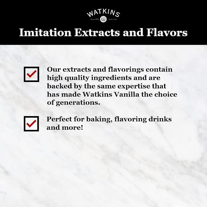 Watkins Strawberry Extract with Other Natural Flavors, 2 oz. Bottles, Pack of 6 (Packaging May Vary)