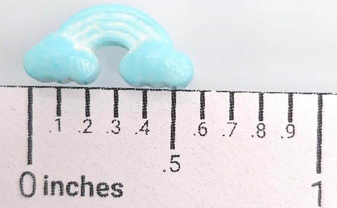 NCS Rainbow & Clouds Shaped Edible Sprinkles – Pink, Purple & Blue Cupcake, Cake & Cookie Decorations, 7 oz
