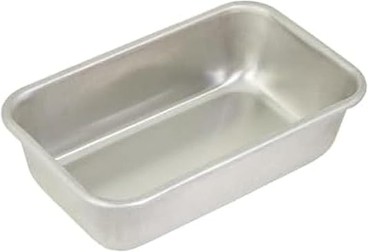 Chicago Metallic Loaf Pan 9x5 Inch, Recycled Aluminum Bread Pan for Baking, Wire-Reinforced Rim, Even Heat Distribution for Bread, Pound Cake, Meatloaf