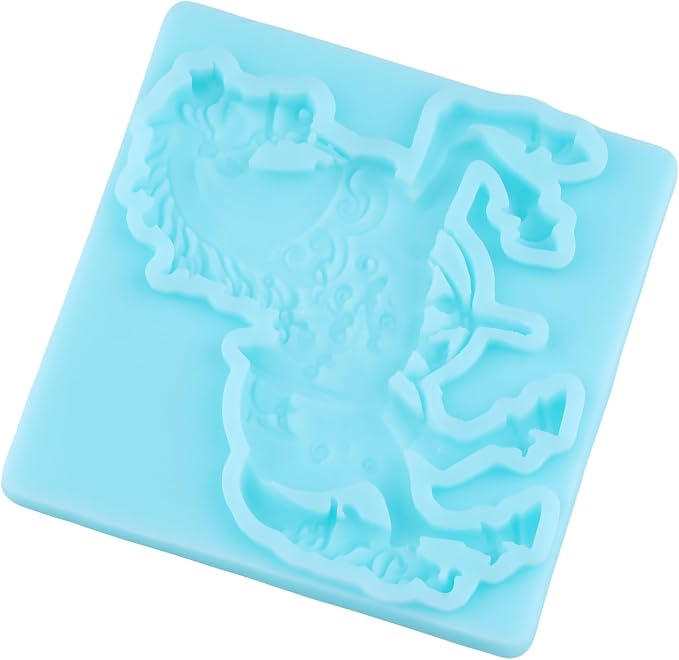 Horse Fondant Molds Horse Animal Silicone Chocolate Mold for Cake Decorating Cupcake Topper Chocolate Candy Gum Paste Polymer Clay