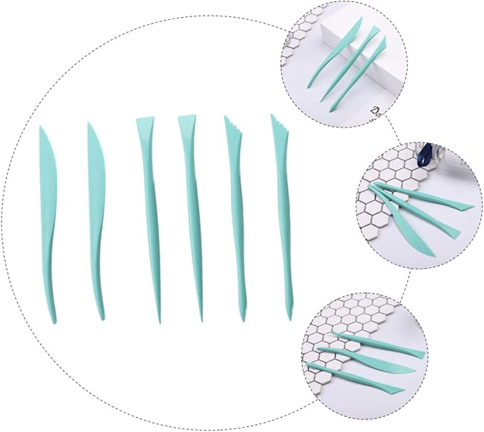 1set Fondant Modeling Tools Set Cake Sculpting Kit for Sugar Paste Decoration Lightweight for Home Baking and