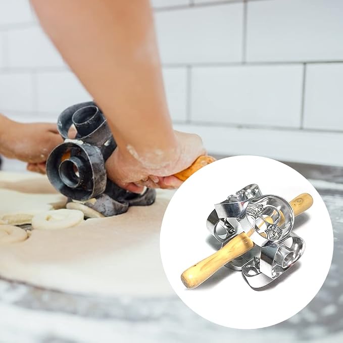 Donut Cutter | Mold,Machine Pastry Dough Baking Roller Kitchen Cooking Tools, Highly Efficient For Dessert Shops Adj